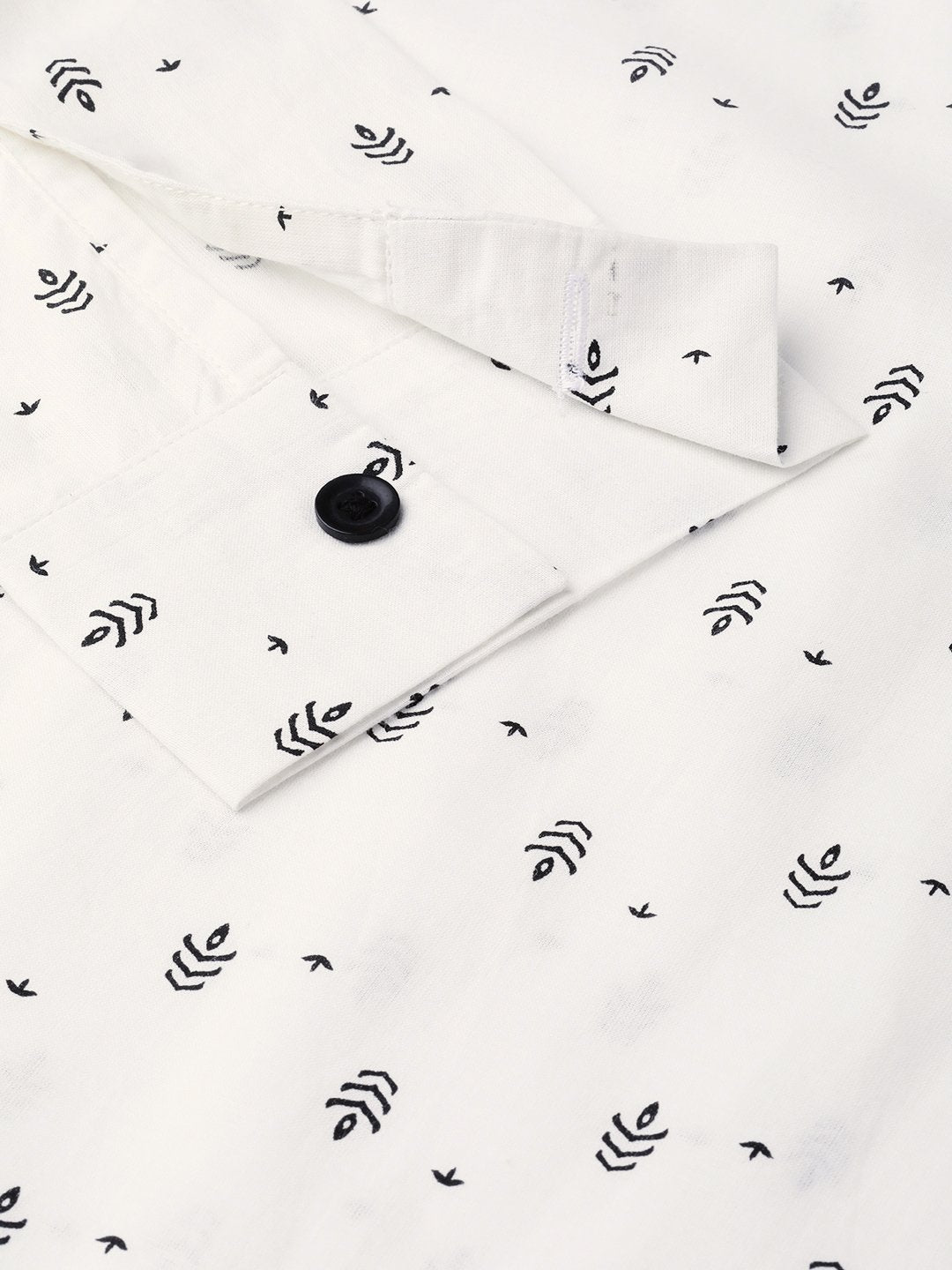 Women White & Balck Printed Shirt | LASVINI - Redefining Indian Fashion with Elegance