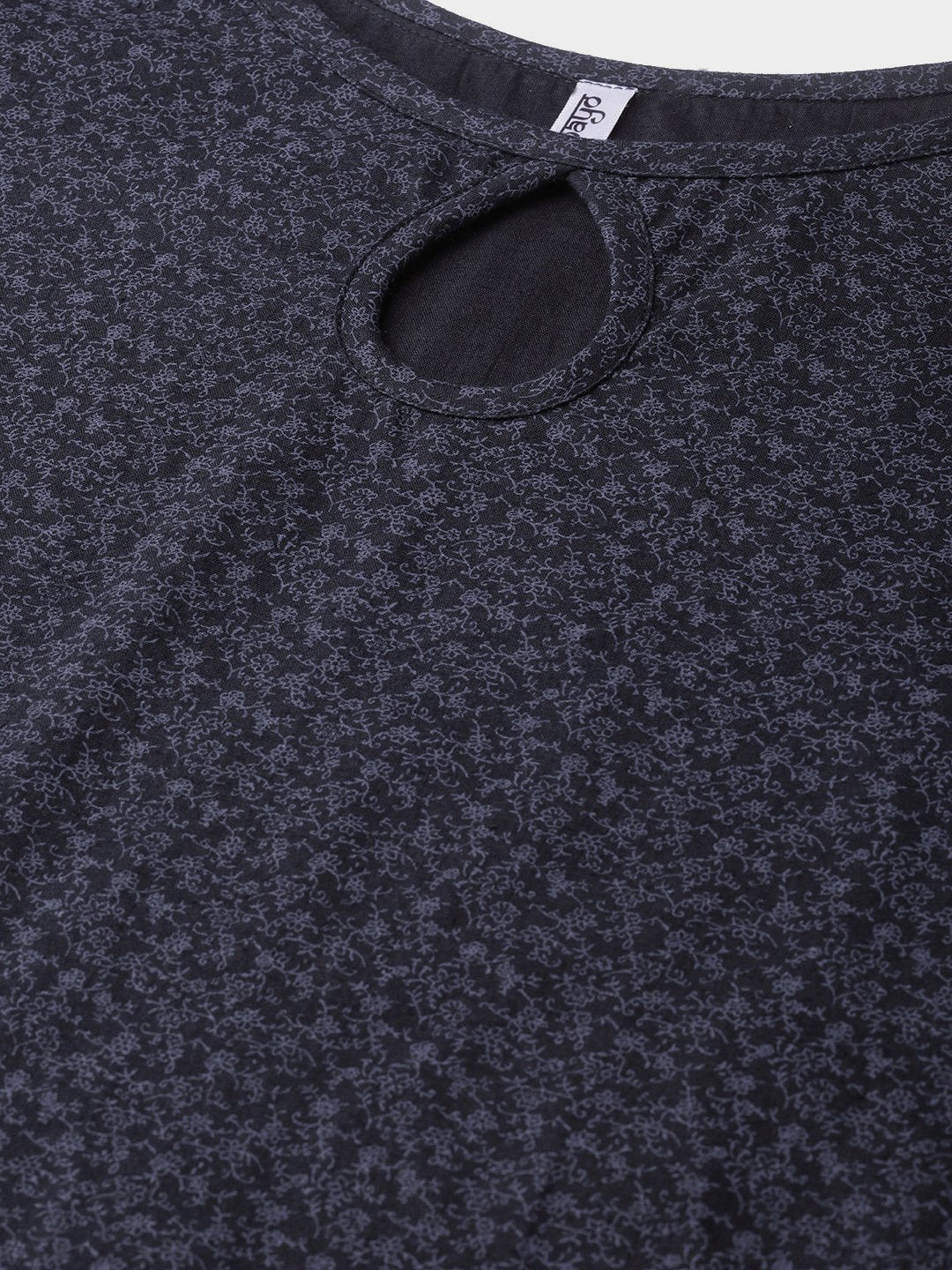 Women Black & Grey Straight Abstract Printed Kurta And Palazzos Set | LASVINI - Redefining Indian Fashion with Elegance