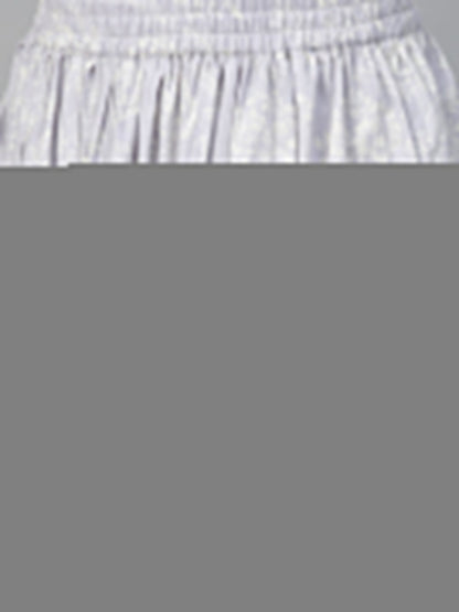 Women Pink & Off White Straight Floral Printed Kurta And Skirt Set | LASVINI - Redefining Indian Fashion with Elegance