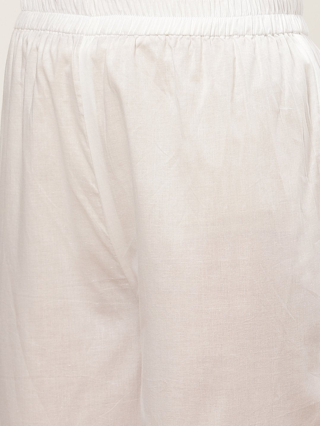 Women Black Three-Quarter Sleeves Flared Kurta With Trouser | LASVINI - Redefining Indian Fashion with Elegance