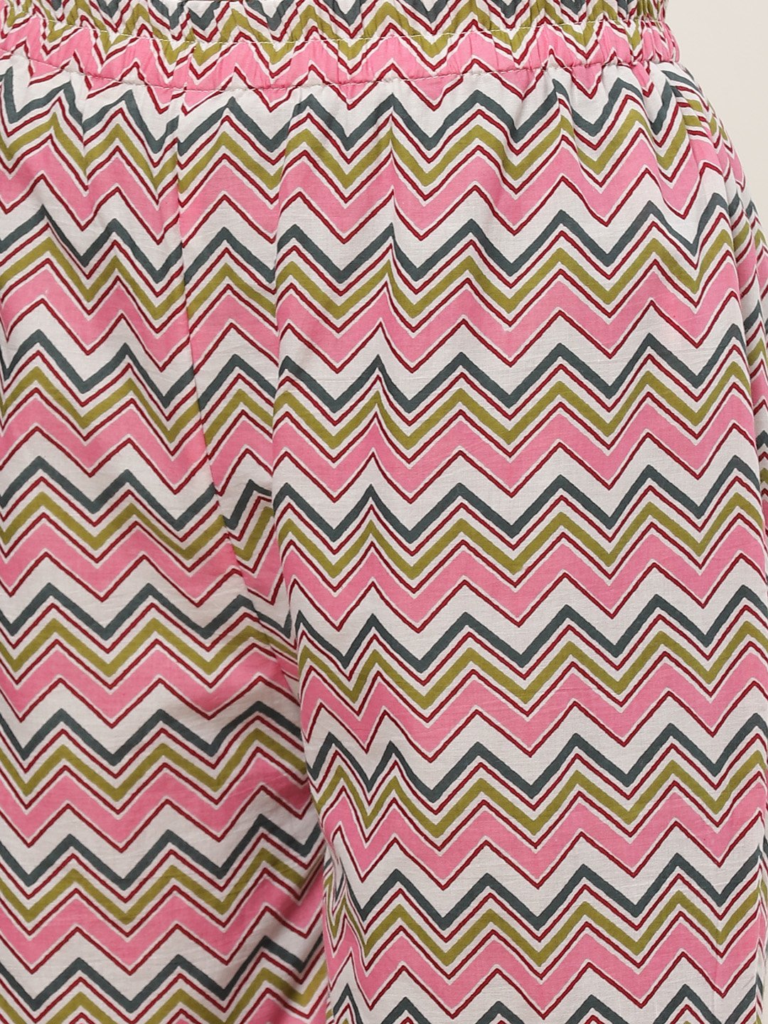 Women White Three-Quarter Sleeves Flared Kurta With Palazzo | LASVINI - Redefining Indian Fashion with Elegance