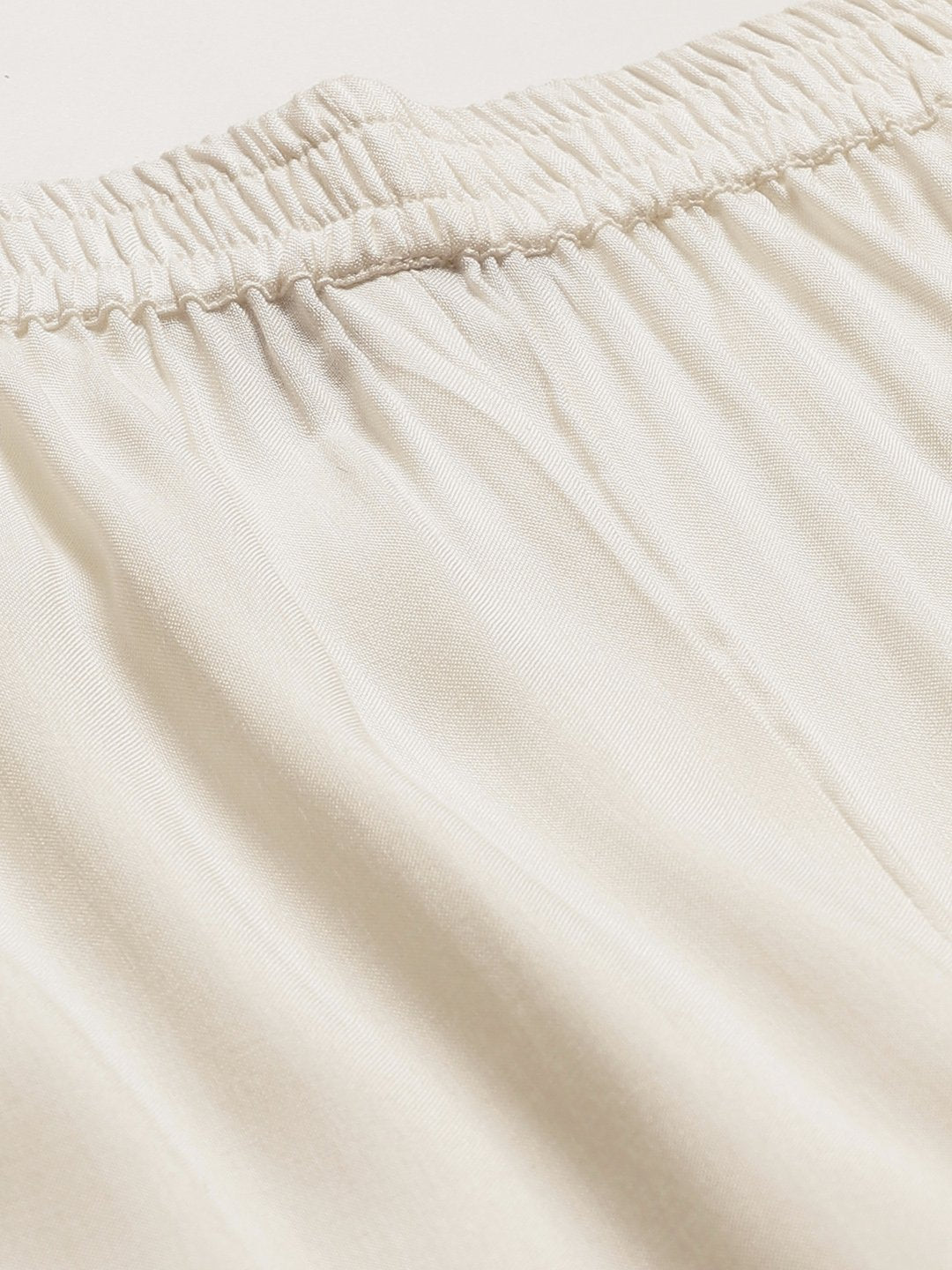 Women Off-White Falred Sharara | LASVINI - Redefining Indian Fashion with Elegance