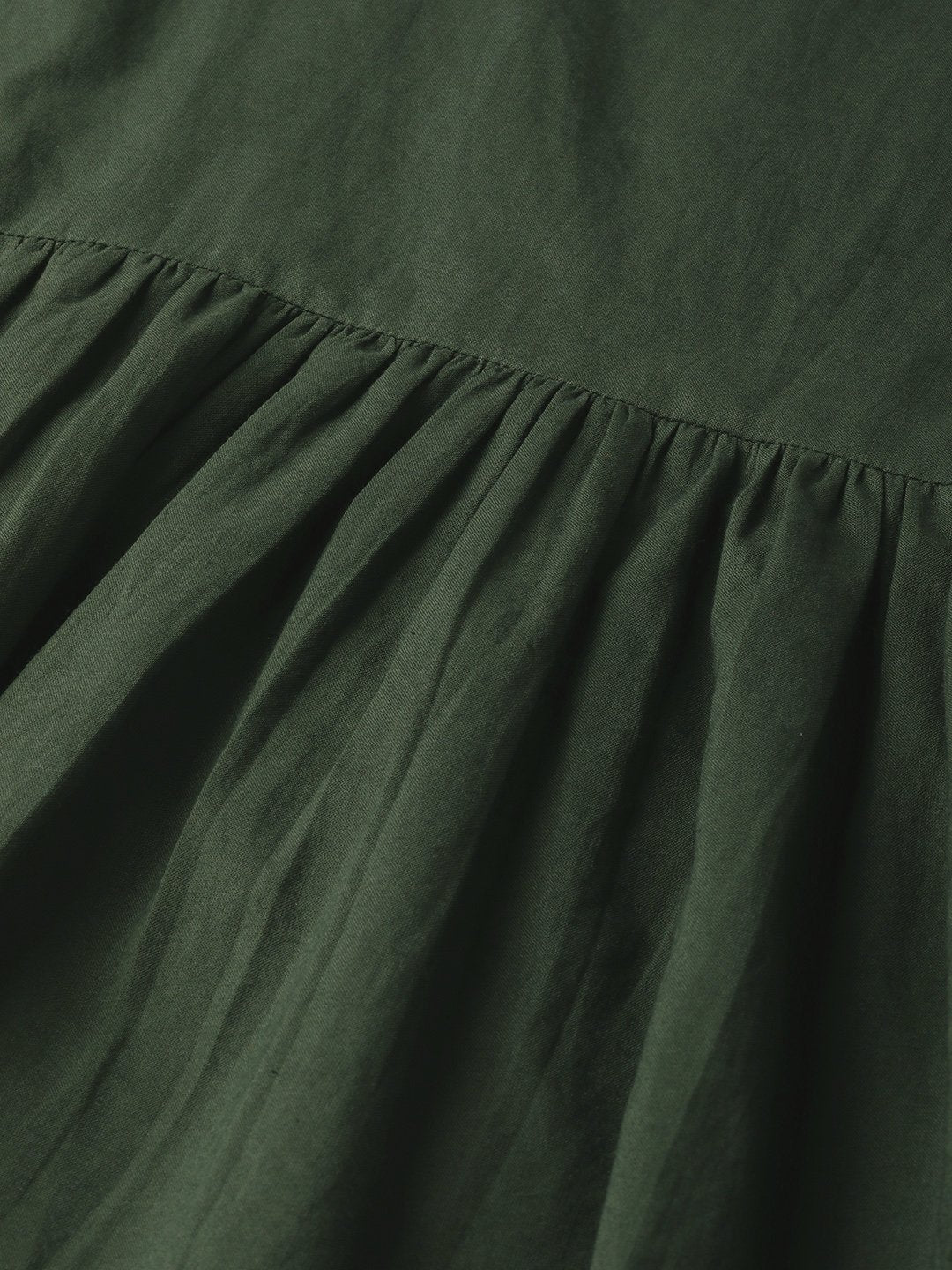 Women Green Peplum Top | LASVINI - Redefining Indian Fashion with Elegance