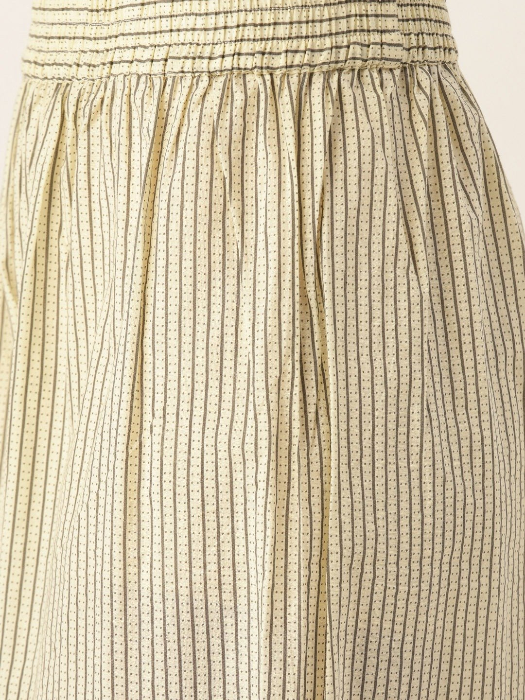 Women Offwhite Three-Quarter Sleeves Straight Kurta Palazzo And Dupatta Set | LASVINI - Redefining Indian Fashion with Elegance