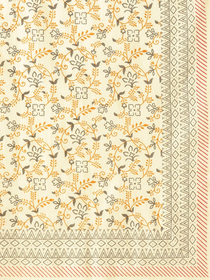 Women Offwhite Three-Quarter Sleeves Straight Kurta Palazzo And Dupatta Set | LASVINI - Redefining Indian Fashion with Elegance