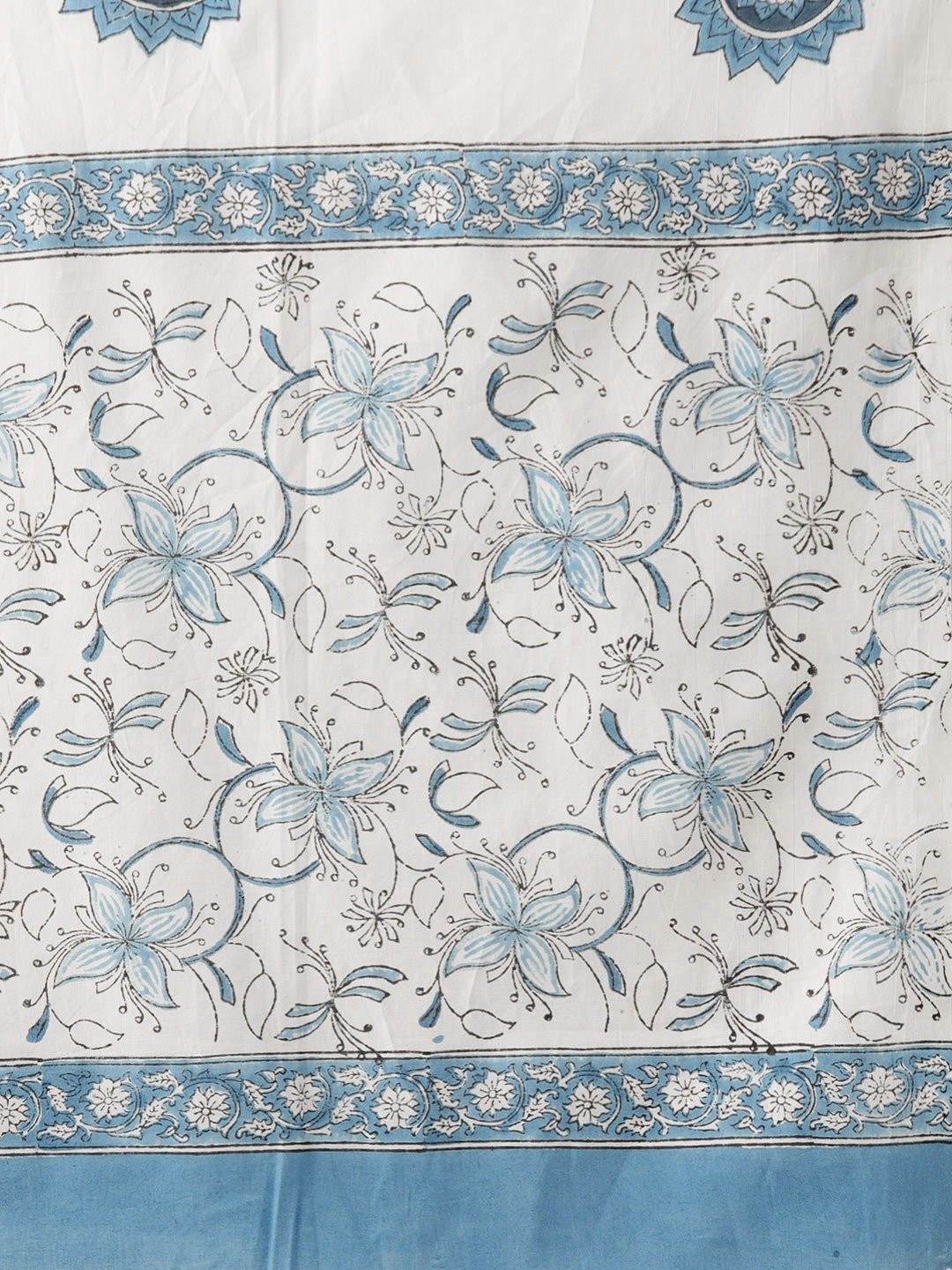 Women White Three-Quarter Sleeves Flared Kurta Palazzo And Dupatta Set | LASVINI - Redefining Indian Fashion with Elegance