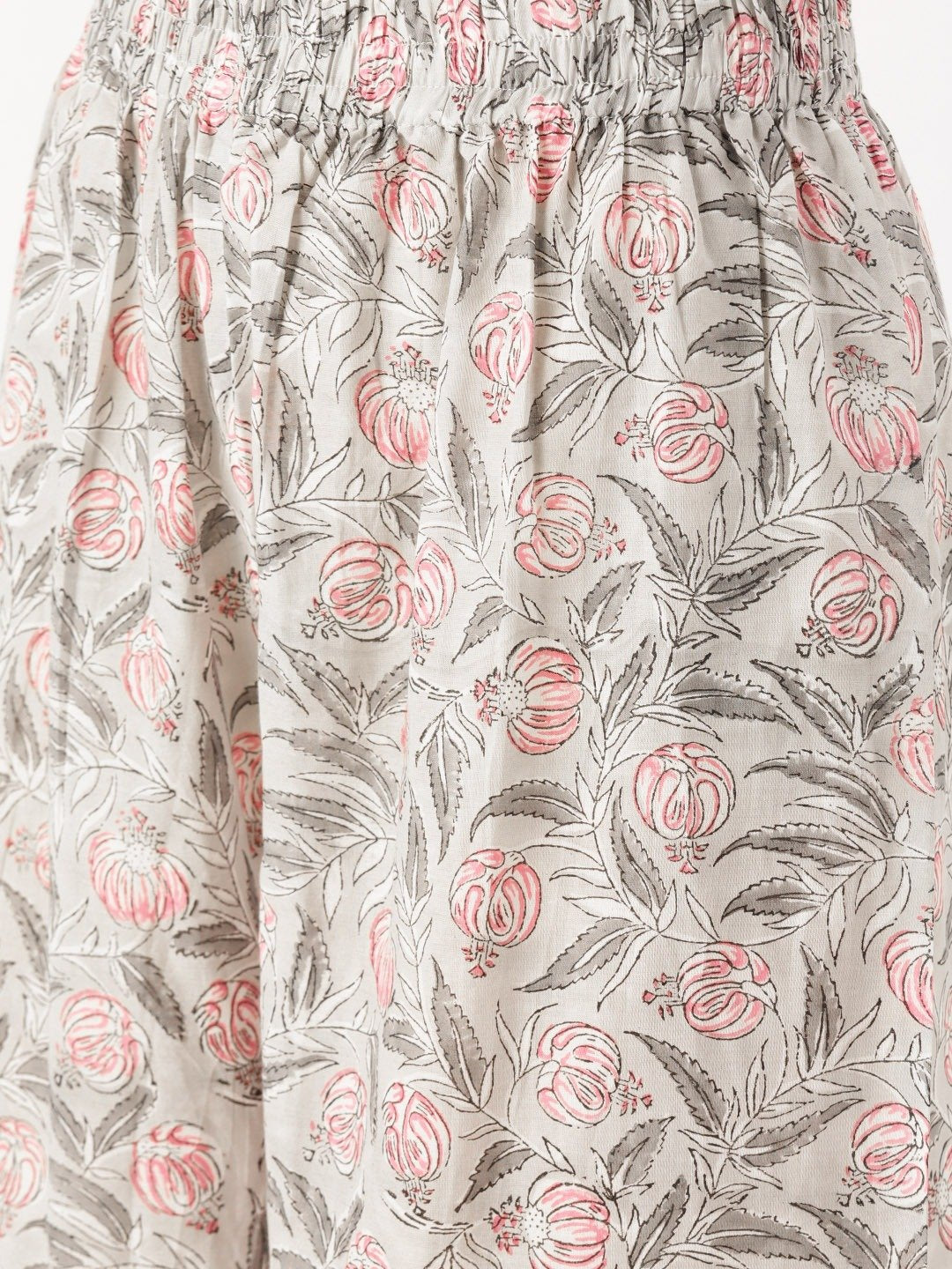 Women Offwhite Three-Quarter Sleeves Straight Kurta With Palazzo Set | LASVINI - Redefining Indian Fashion with Elegance