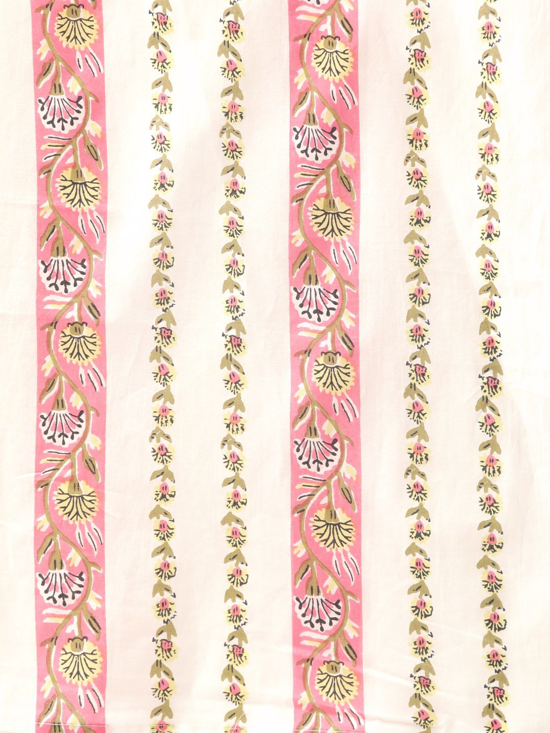 Women Pink & Off-White Printed Kurta With Palazzos & Dupatta | LASVINI - Redefining Indian Fashion with Elegance