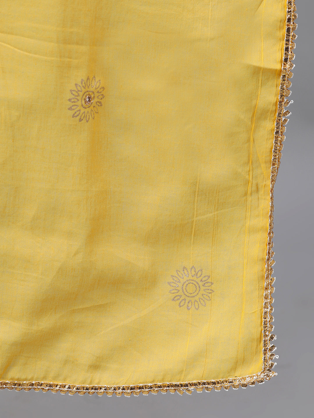 Women Beige Floral Printed Tie-Up Neck Viscose Rayon Maxi Dress With Dupatta | LASVINI - Redefining Indian Fashion with Elegance