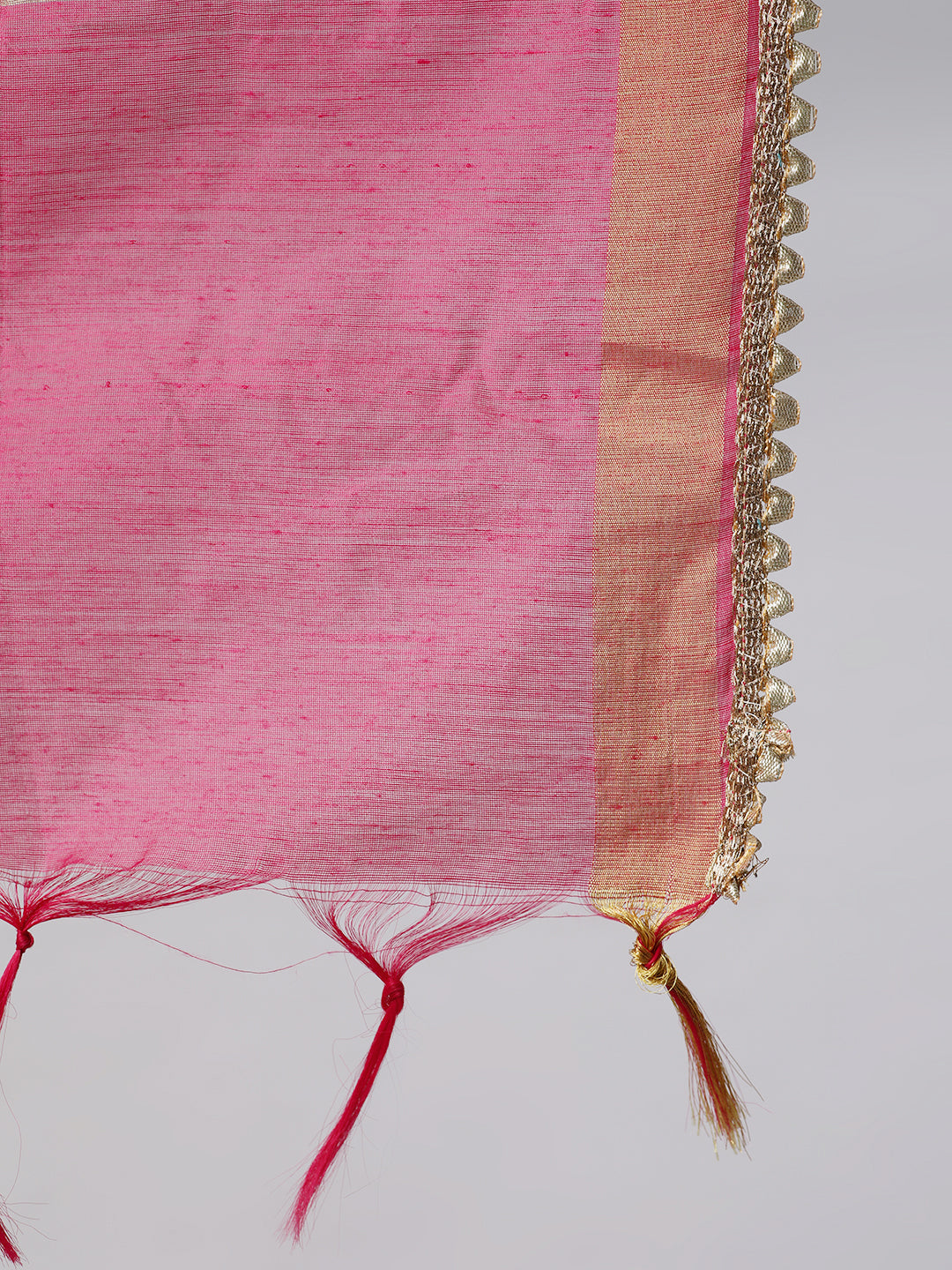 Women Pink Three-Quarter Sleeves Straight Kurta Sharara Set With Dupatta | LASVINI - Redefining Indian Fashion with Elegance