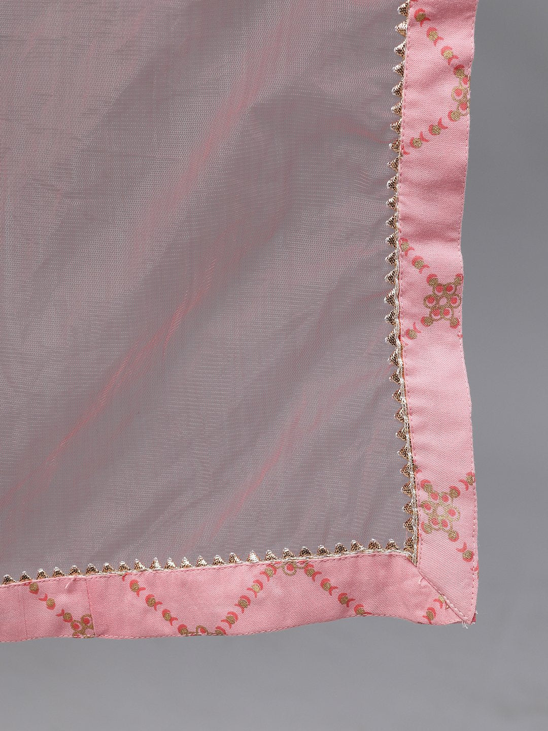 Women Peach Three-Quarter Sleeves Straight Kurta Palazzo With Dupatta | LASVINI - Redefining Indian Fashion with Elegance