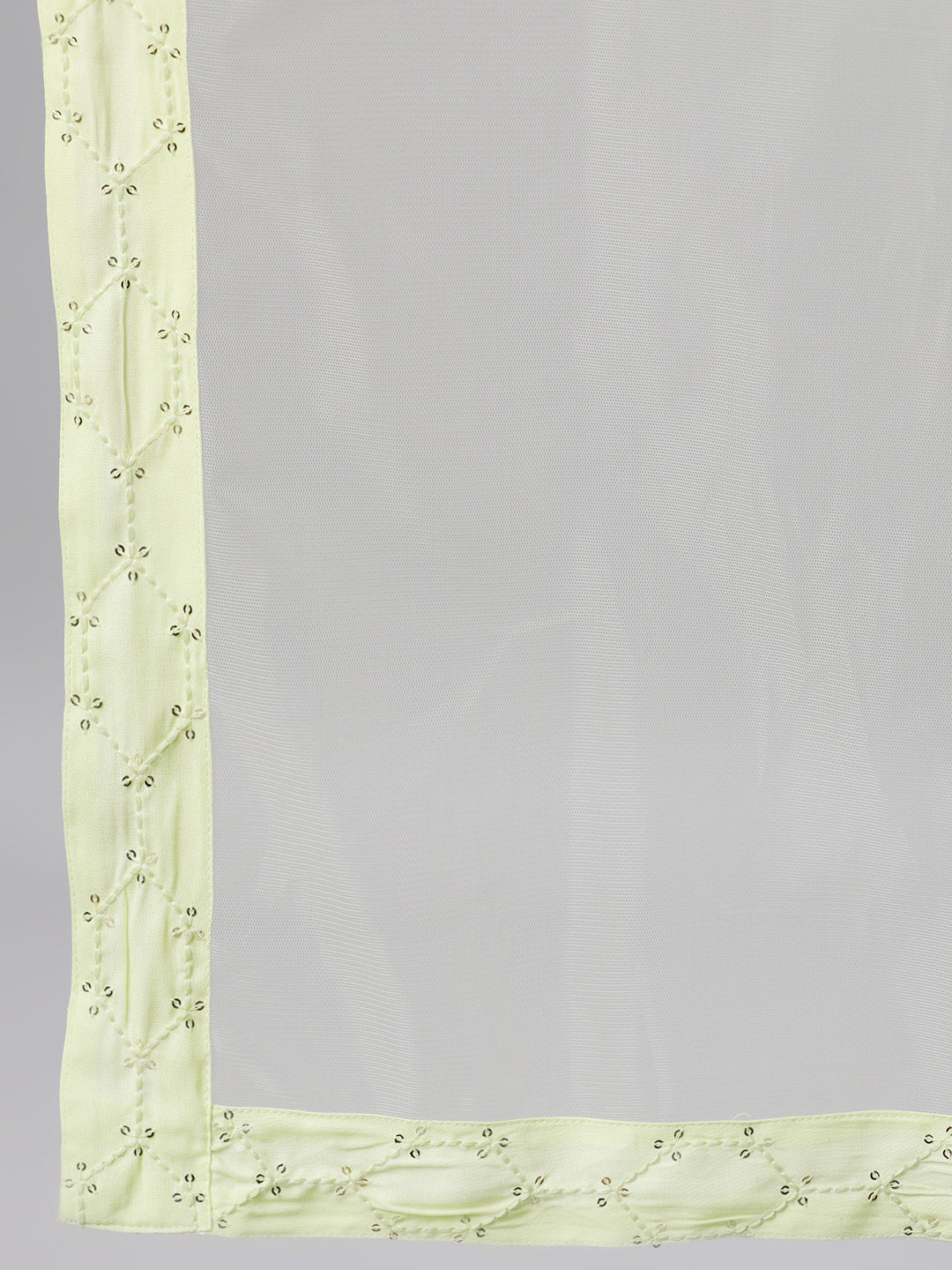 Women Lime Yellow Three-Quarter Sleeves Straight Kurta Skirt Set With Dupatta | LASVINI - Redefining Indian Fashion with Elegance