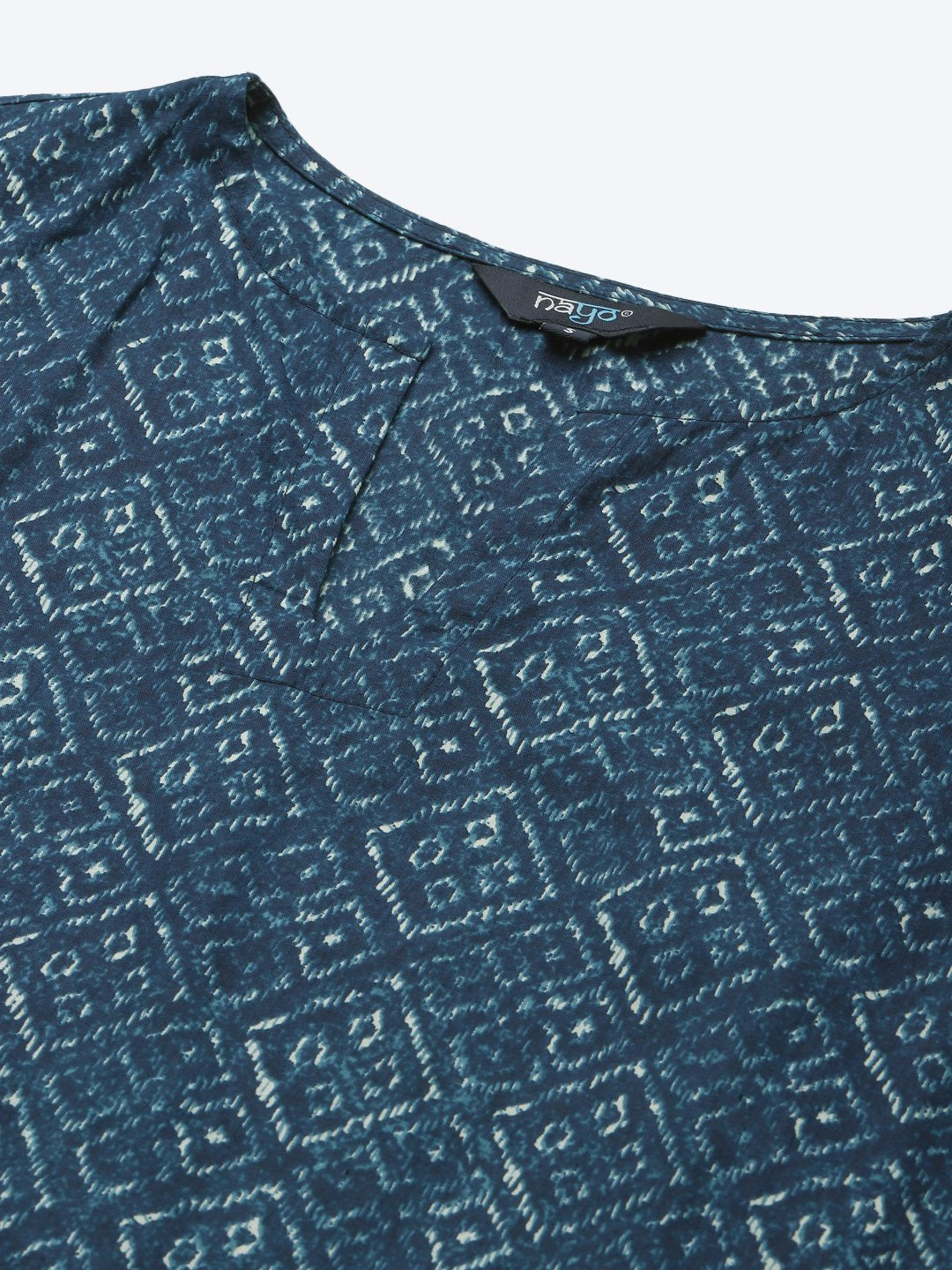 Womens Indigo Printed Night Suit | LASVINI - Redefining Indian Fashion with Elegance