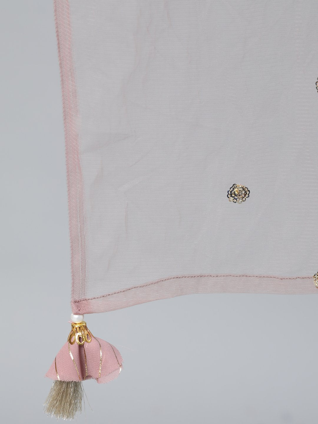 Women Mauve Foil Printed Straight Kurta Plazzo & Sequence Net Dupatta | LASVINI - Redefining Indian Fashion with Elegance