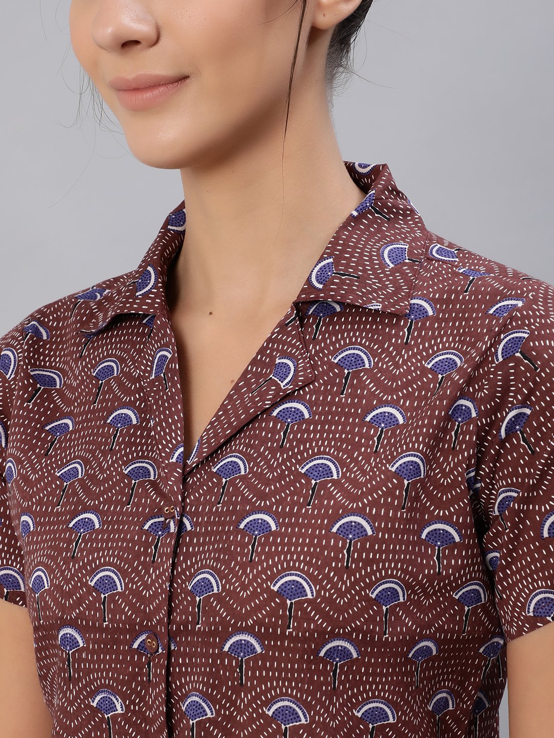 Women Multi Colored Night Suit Set | LASVINI - Redefining Indian Fashion with Elegance