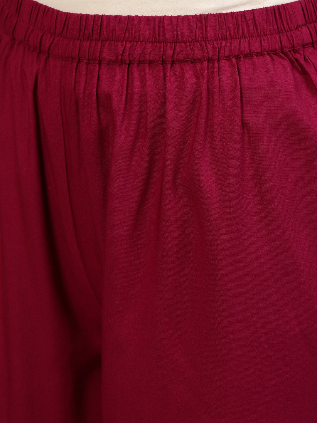 Women Wine Sequinned Embroidered Straight Kurta With Plazo & Dupatta | LASVINI - Redefining Indian Fashion with Elegance