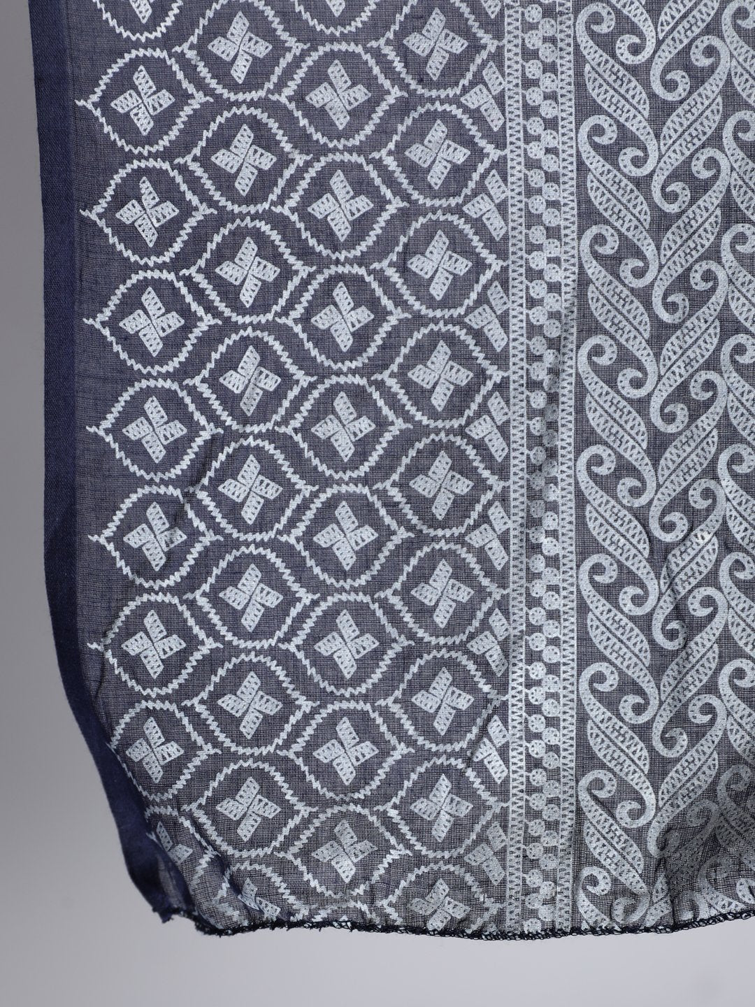 Women Black & White Printed Straight Kurta With Plazo & Dupatta | LASVINI - Redefining Indian Fashion with Elegance