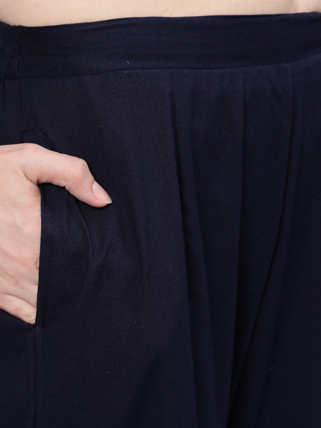 Women Black Panelled Straight Kurta With Plazo & Dupatta | LASVINI - Redefining Indian Fashion with Elegance