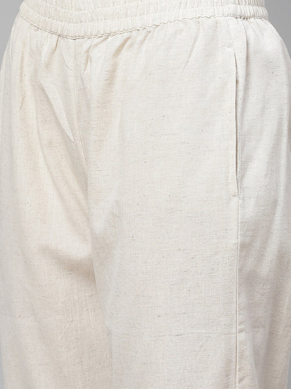 Women'S Blue Printed Straight Kurta With Cotton Pants | LASVINI - Redefining Indian Fashion with Elegance