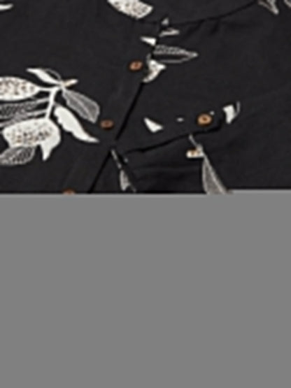 Women'S Black Cotton Flex A-Line Kurta | LASVINI - Redefining Indian Fashion with Elegance