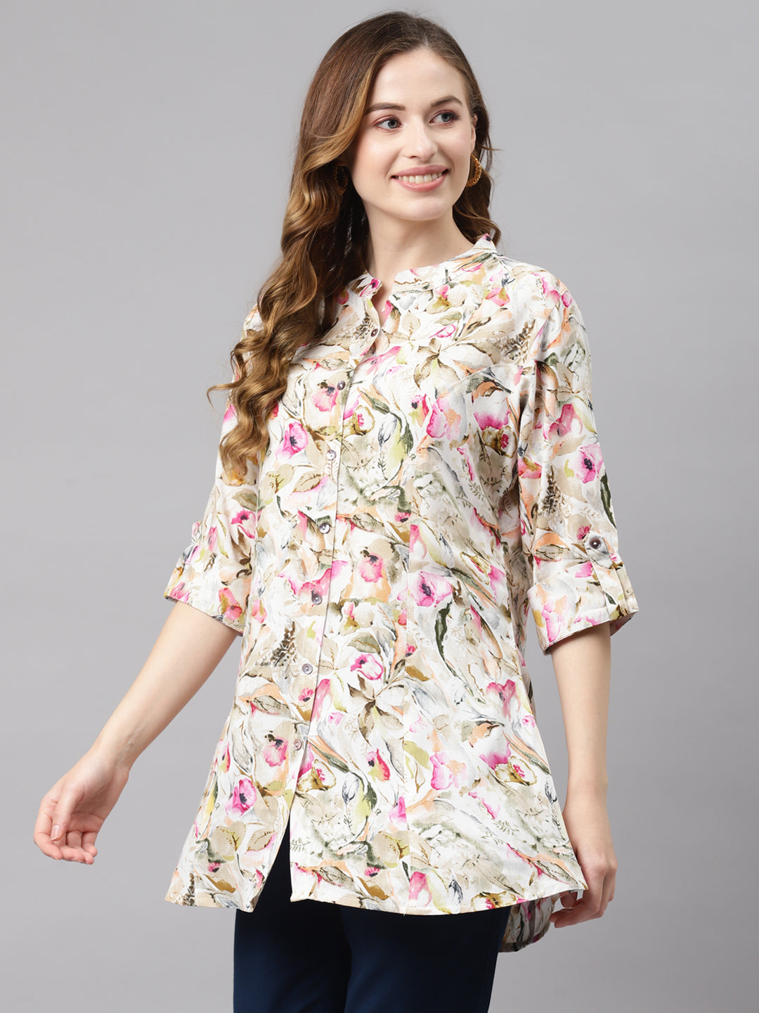 Women'S Multi Floral Rayon Top | LASVINI - Redefining Indian Fashion with Elegance