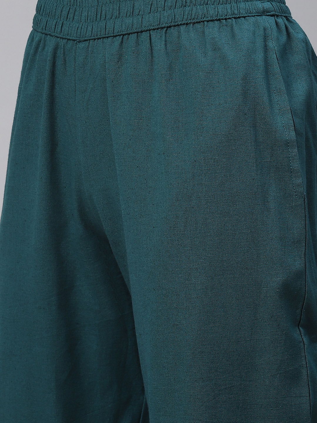 Women'S Green Rayon Floral Kaftan Pant Set | LASVINI - Redefining Indian Fashion with Elegance