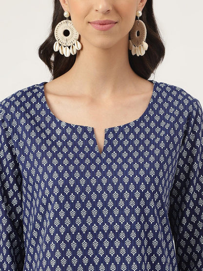 Blue Printed Loungewear/Nightwear | LASVINI - Redefining Indian Fashion with Elegance