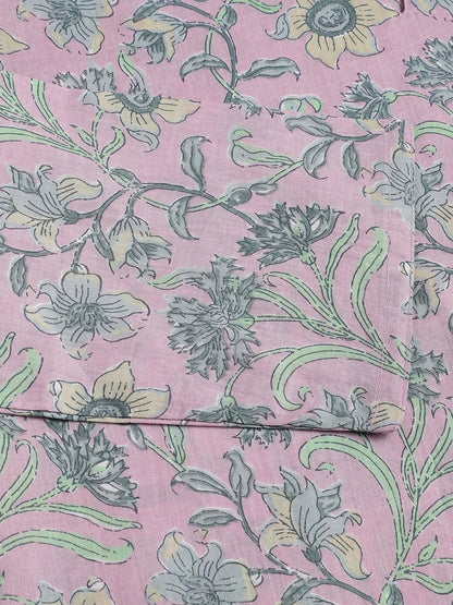 Lavender Printed Loungewear/Nightwear | LASVINI - Redefining Indian Fashion with Elegance