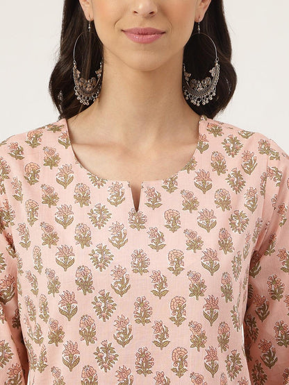 Soft Pink Printed Loungewear/Nightwear | LASVINI - Redefining Indian Fashion with Elegance