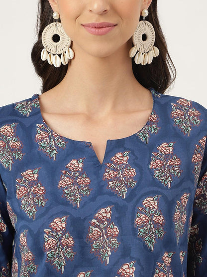 Blue Printed Loungewear/Nightwear | LASVINI - Redefining Indian Fashion with Elegance