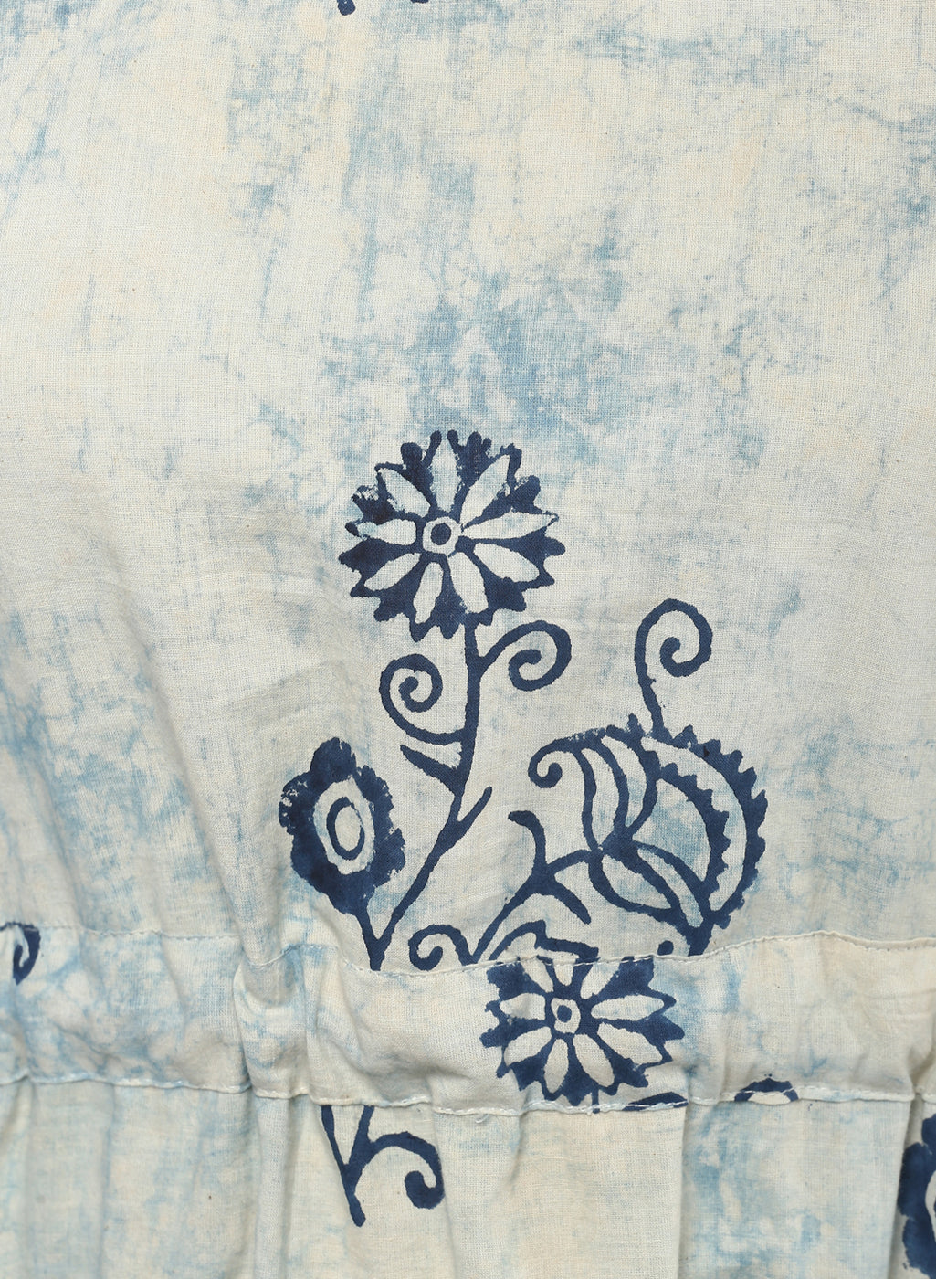 Women'S Indigo Hand Block Dhoti Style Cotton Jumpsuit | LASVINI - Redefining Indian Fashion with Elegance