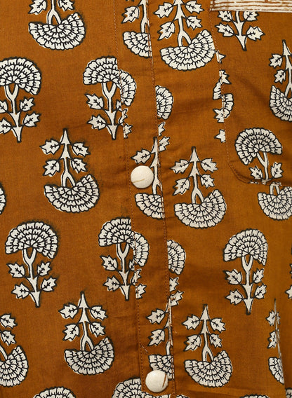 Women'S Printed Cotton Shirt Style Kurta | LASVINI - Redefining Indian Fashion with Elegance