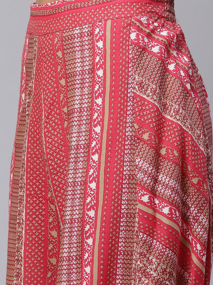 Women'S Drape Style Kurti Plazzo Set With Attached Dupatta | LASVINI - Redefining Indian Fashion with Elegance