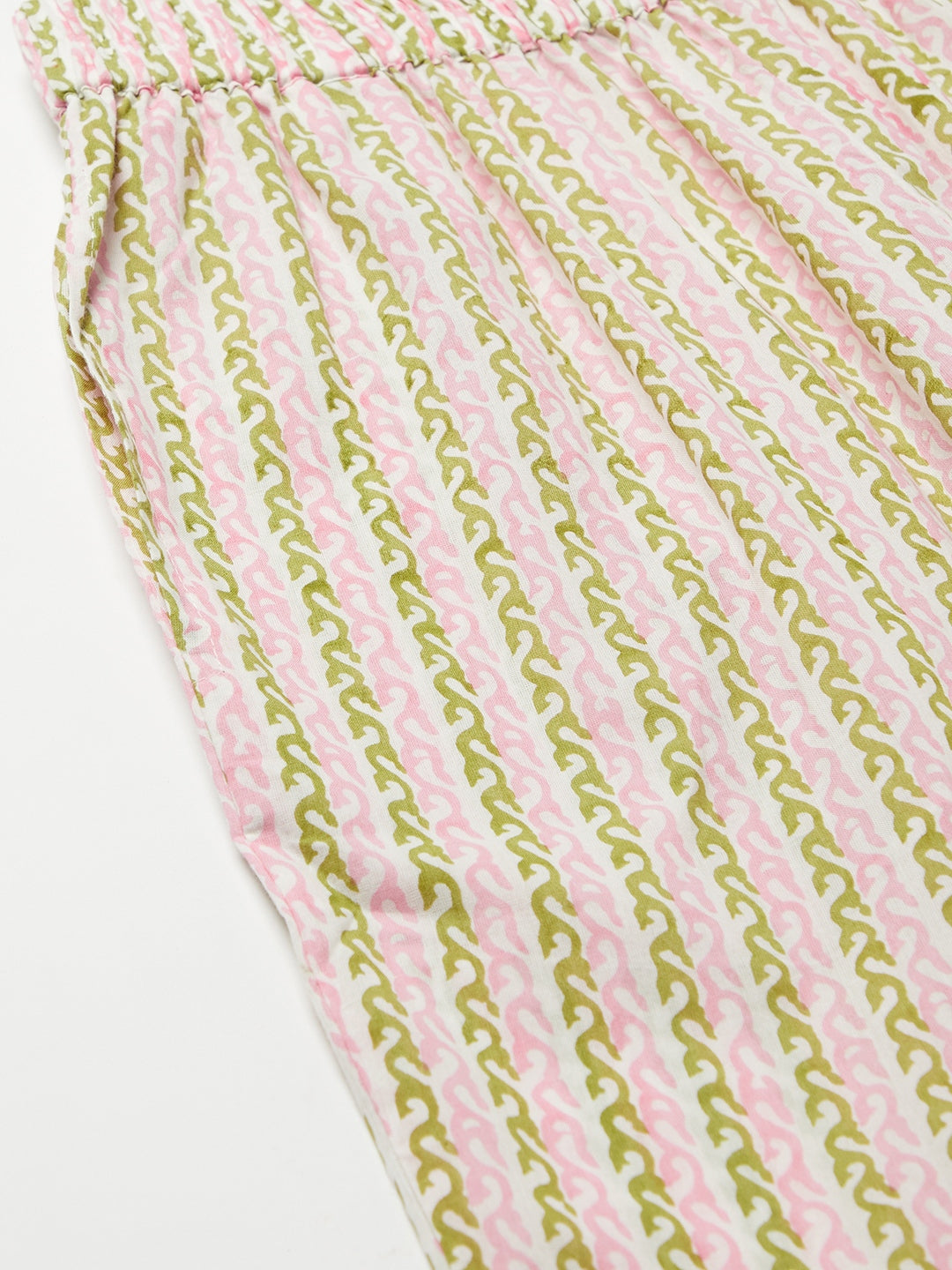 Women'S Sky Blue Floral Printed Cotton Kurta Pant Set | LASVINI - Redefining Indian Fashion with Elegance