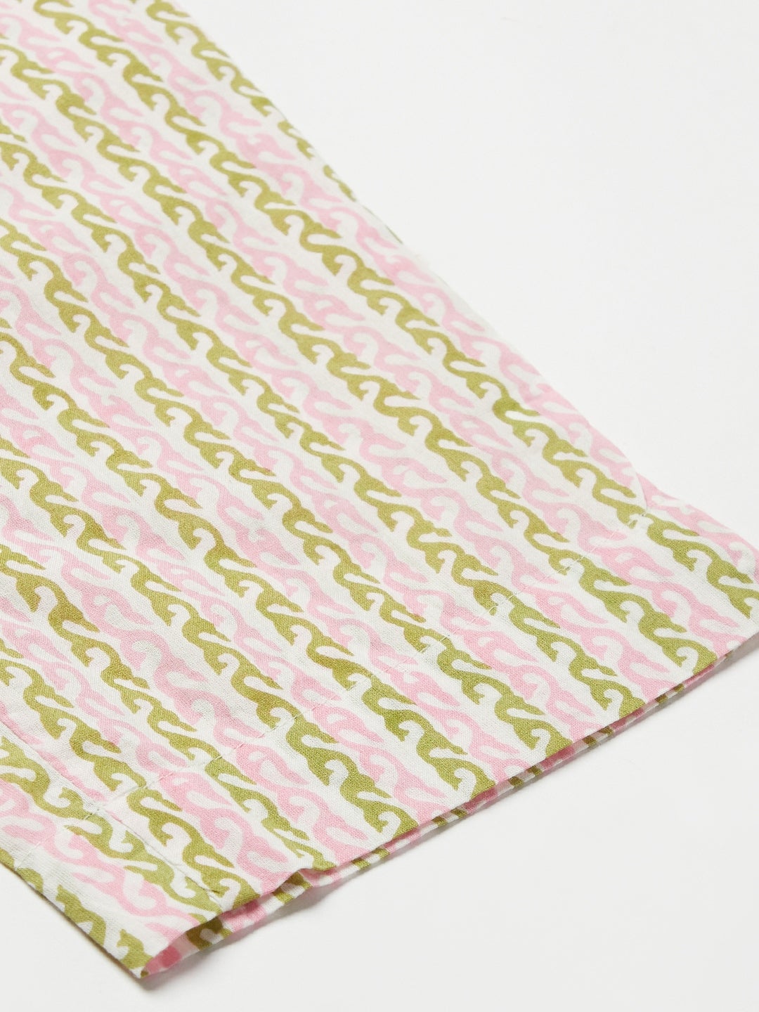 Women'S Sky Blue Floral Printed Cotton Kurta Pant Set | LASVINI - Redefining Indian Fashion with Elegance