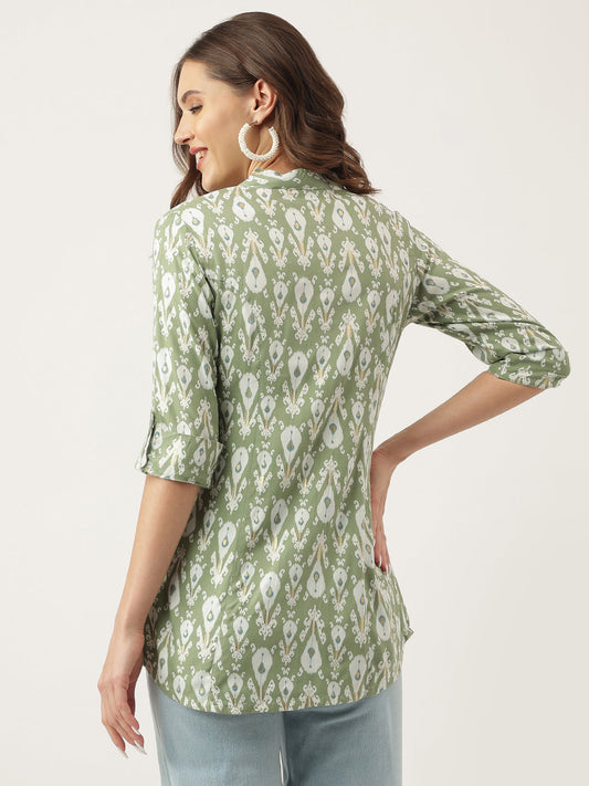 Floral Printed Rayon Regular Top | LASVINI - Redefining Indian Fashion with Elegance