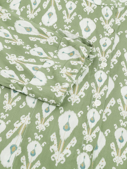 Floral Printed Rayon Regular Top | LASVINI - Redefining Indian Fashion with Elegance