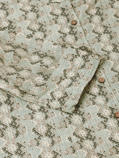 Women Green Printed Modal Top | LASVINI - Redefining Indian Fashion with Elegance