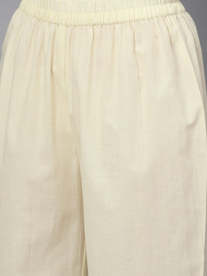 Solid Burgundy Straight Kurta Set With Cream Culottes | LASVINI - Redefining Indian Fashion with Elegance