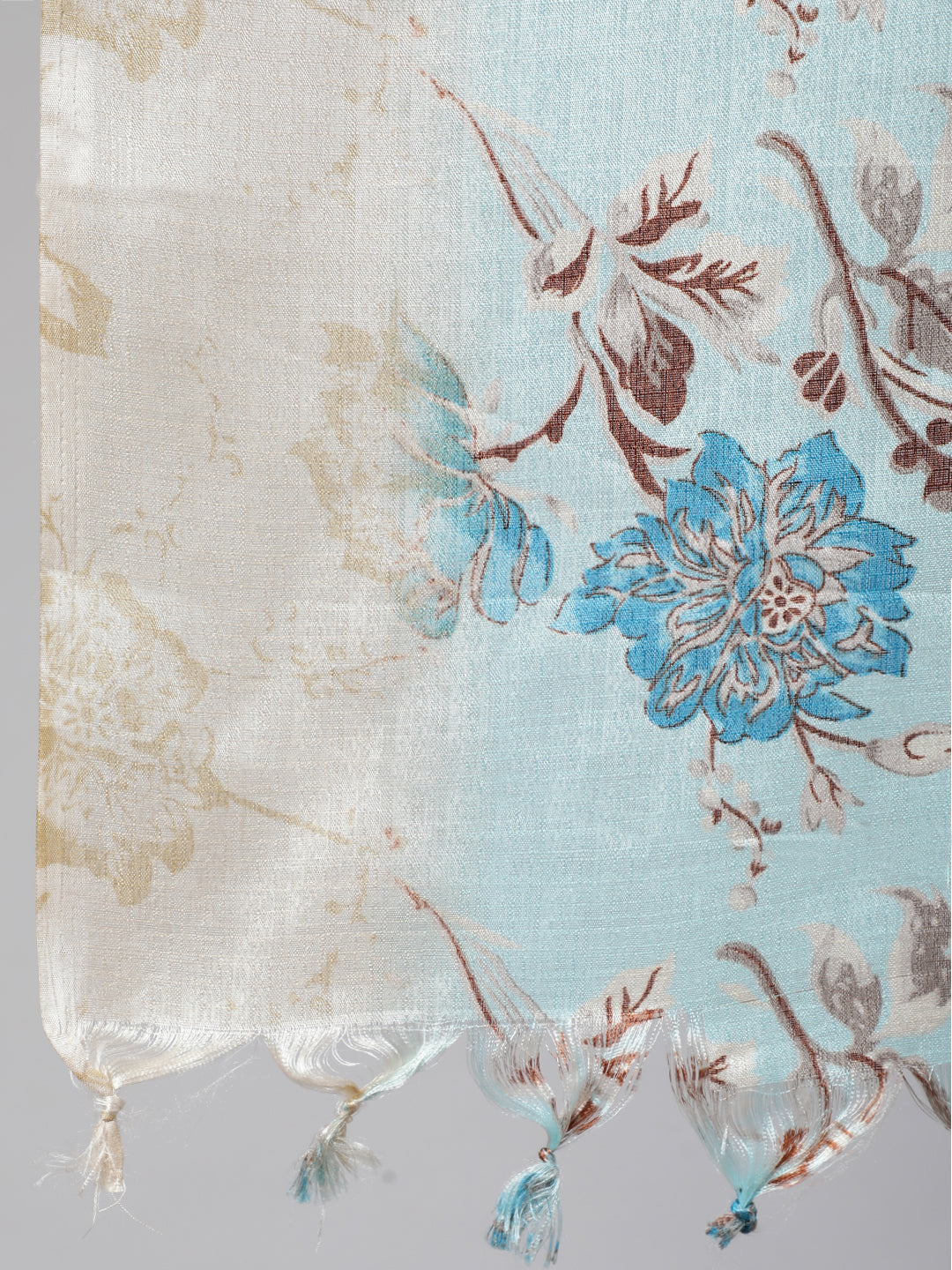 Women Cream Straight Solid Kurta With Trouser And Art Silk Dupatta | LASVINI - Redefining Indian Fashion with Elegance