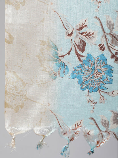 Women Cream Straight Solid Kurta With Trouser And Art Silk Dupatta | LASVINI - Redefining Indian Fashion with Elegance