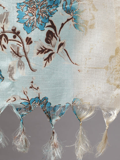 Women Black And Beige Printed Dupatta Combo, Pack Of Two | LASVINI - Redefining Indian Fashion with Elegance