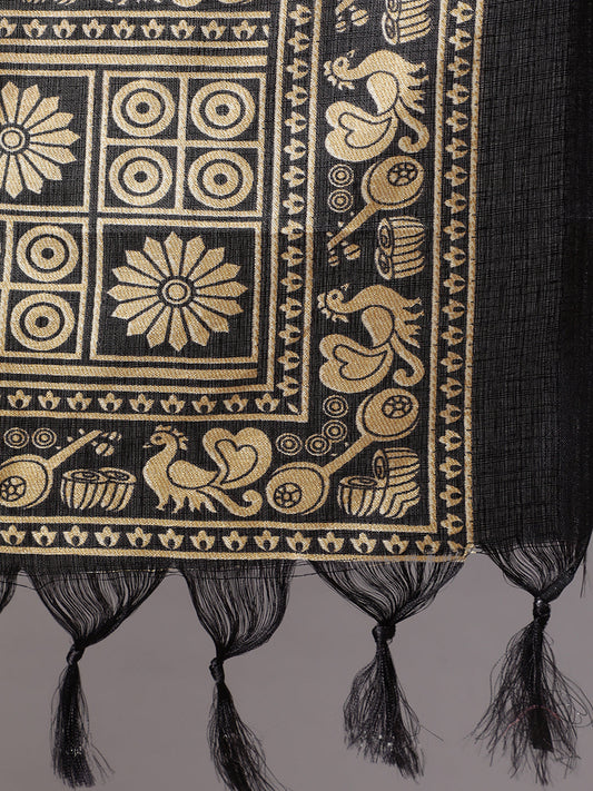 Women Multi Printed And Solid Beige With Blue Dupatta Combo, Pack Of Three | LASVINI - Redefining Indian Fashion with Elegance