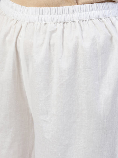 Women Navy Blue Printed Straigh Kurta With Plazzo | LASVINI - Redefining Indian Fashion with Elegance