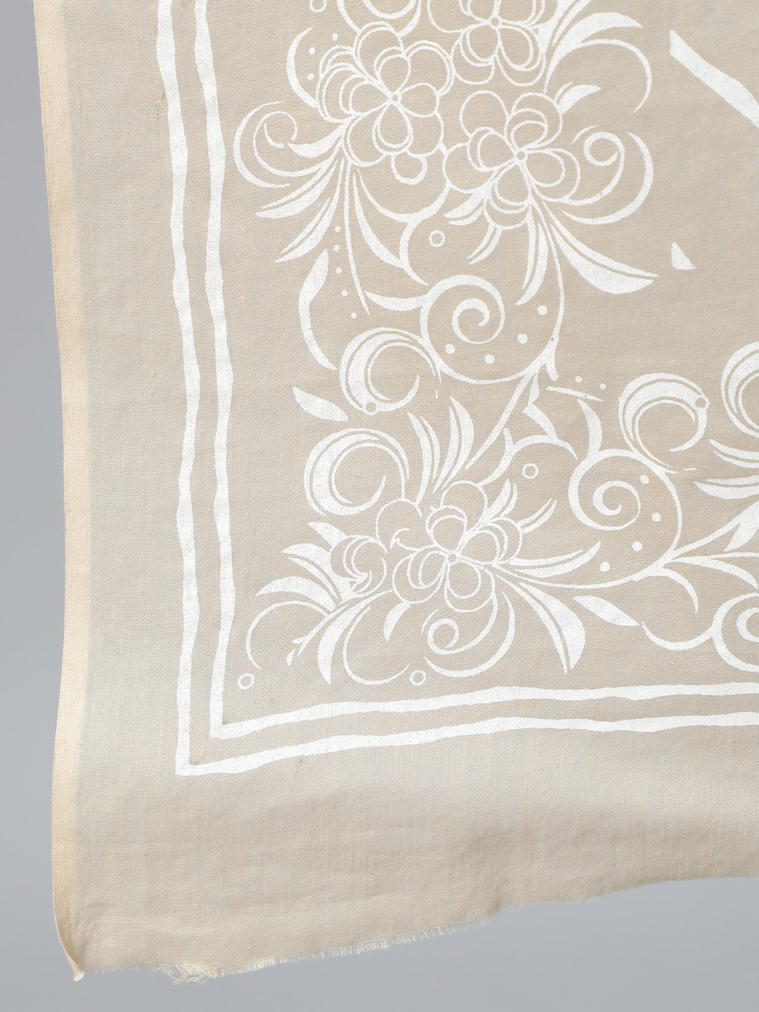 Women Beige Floral Printed Straight Kurta With Plazo & Dupatta | LASVINI - Redefining Indian Fashion with Elegance