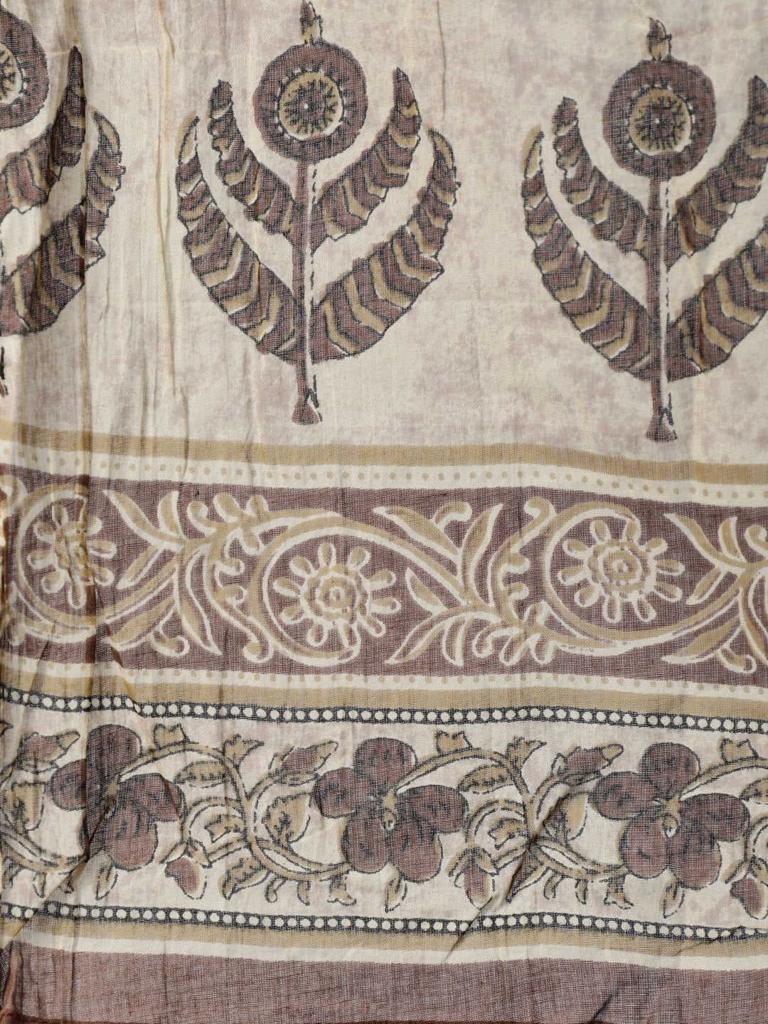 Women Brown Printed Straight Kurta With Palazo & Dupatta | LASVINI - Redefining Indian Fashion with Elegance