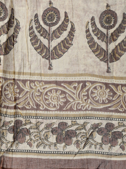 Women Brown Printed Straight Kurta With Palazo & Dupatta | LASVINI - Redefining Indian Fashion with Elegance