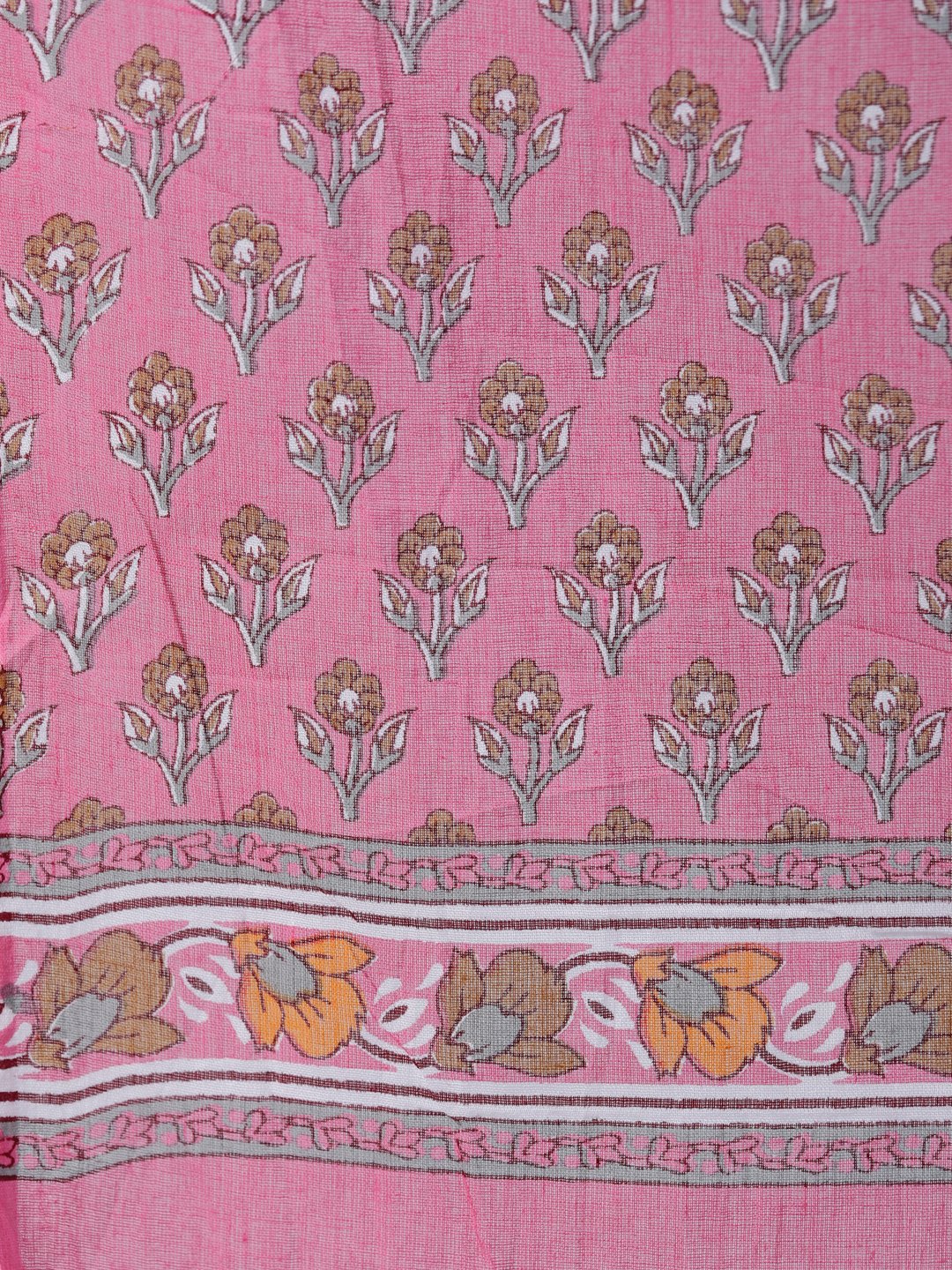 Women Pink Floral Printed Anarkali Kurta With Palazo & Dupatta | LASVINI - Redefining Indian Fashion with Elegance