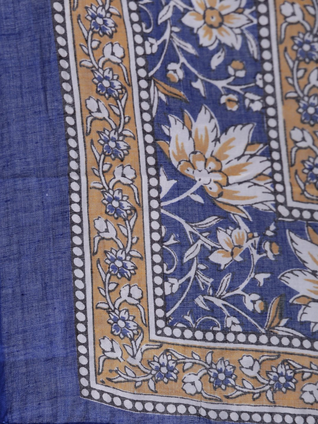 Women Blue Printed Straight  Kurta With Palazo & Dupatta | LASVINI - Redefining Indian Fashion with Elegance