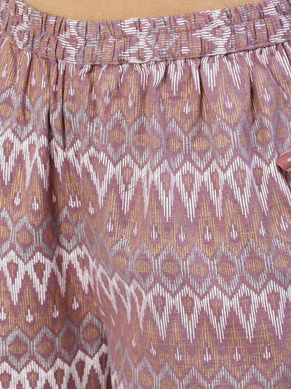 Women Pink Straight Kurta With Plazo & Sequened Dupatta | LASVINI - Redefining Indian Fashion with Elegance